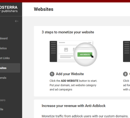 Create campaigns with Adsterra