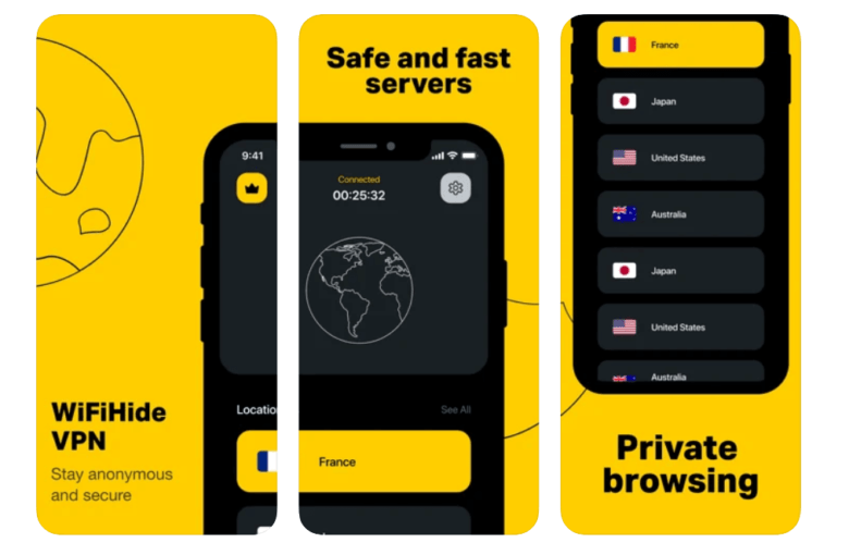 VPN landing page