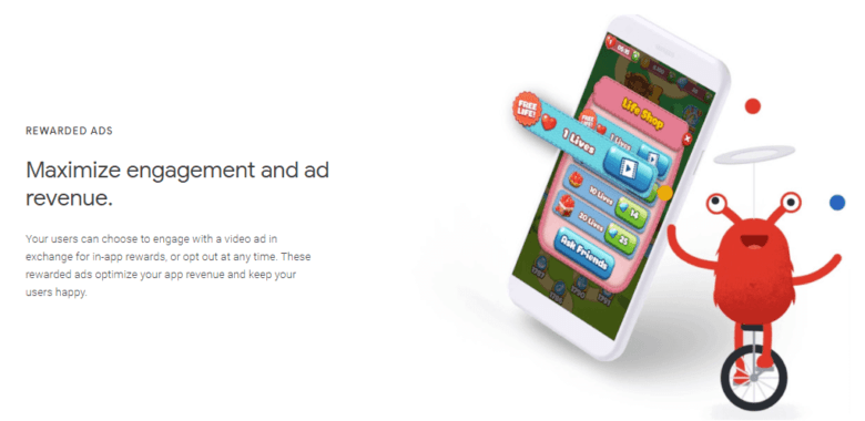 Types of ads on Google AdMob