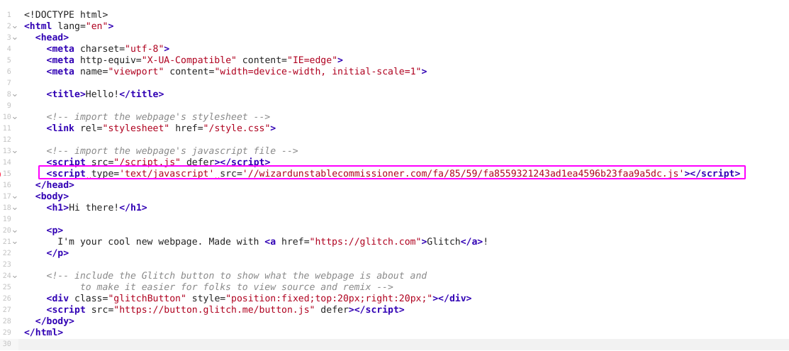 where to put popunder code