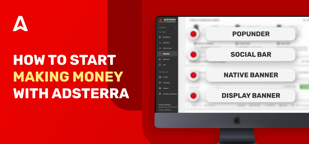 how to make money with adsterra