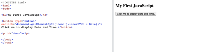 Javascript example
