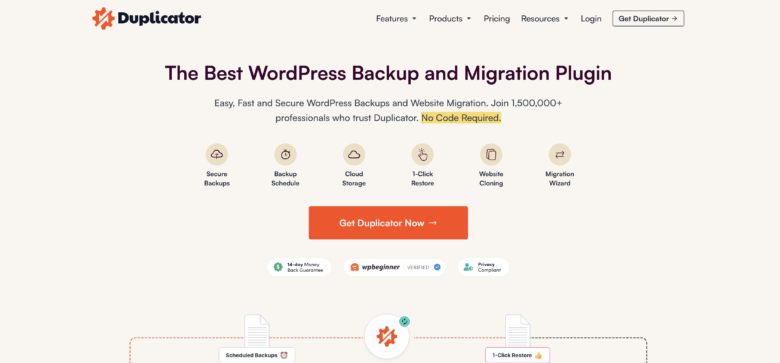 duplicator plugin homepage