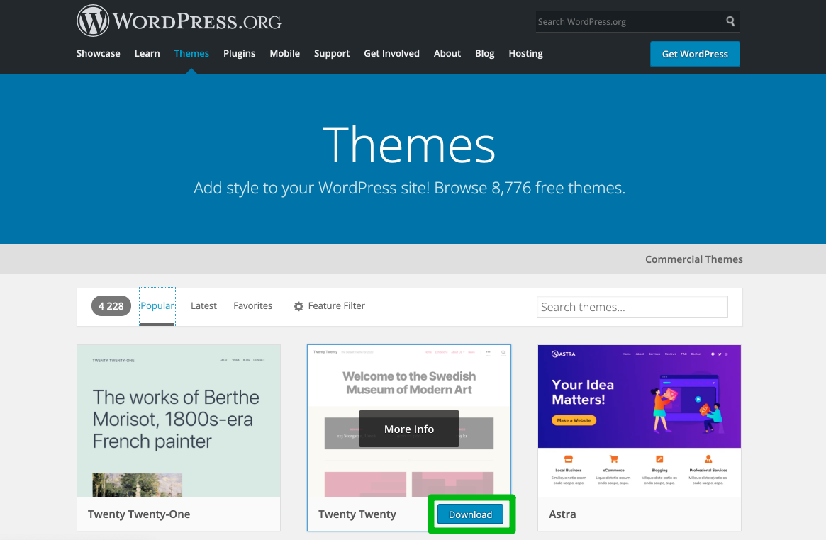 How to Pick and Install a WordPress Theme-3