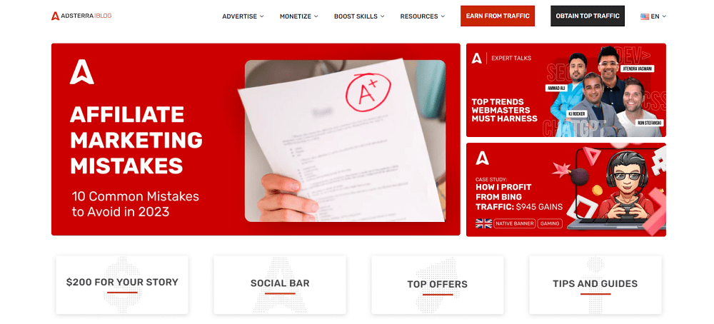 adsterra blog about affiliate marketing