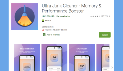 Ultra Junk Cleaner offer preview