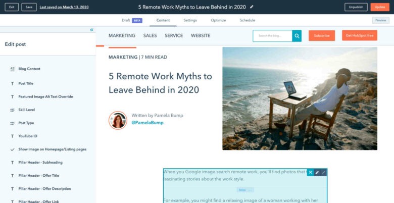 hubspot-cms-marketing-blogging platforms