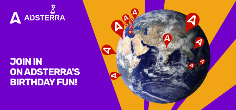 Adsterra Birthday Raffle 2022