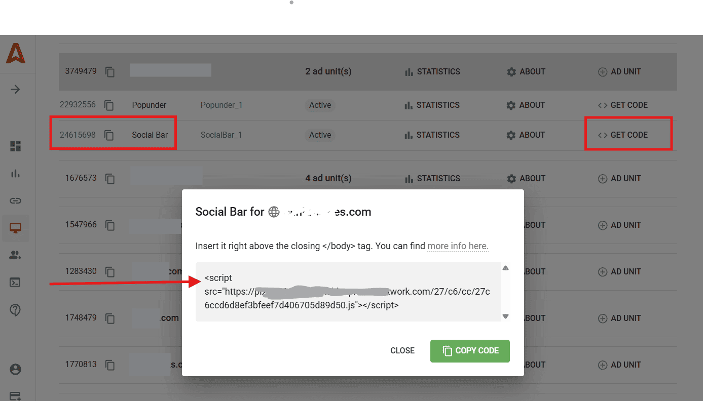 Panduan untuk memulai monetisasi Social Bar - 2