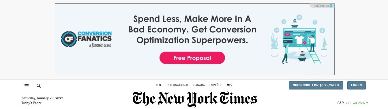 ad-monetization-example-of-a-banner-ad-the-new-york-time