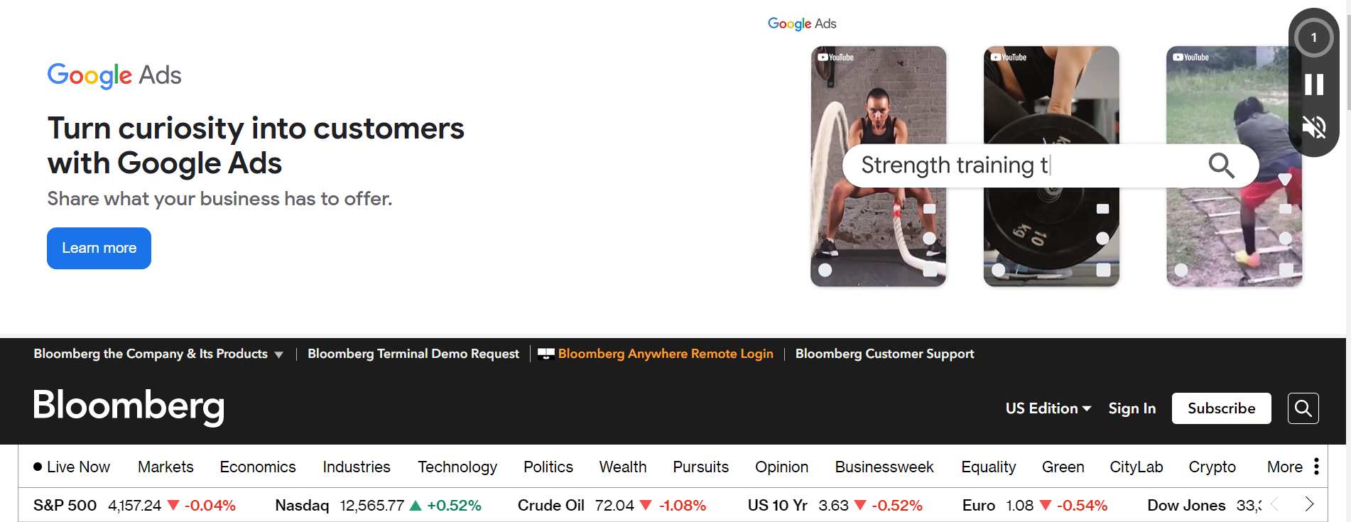example-ad-that-Google-placed-on-Bloomberg