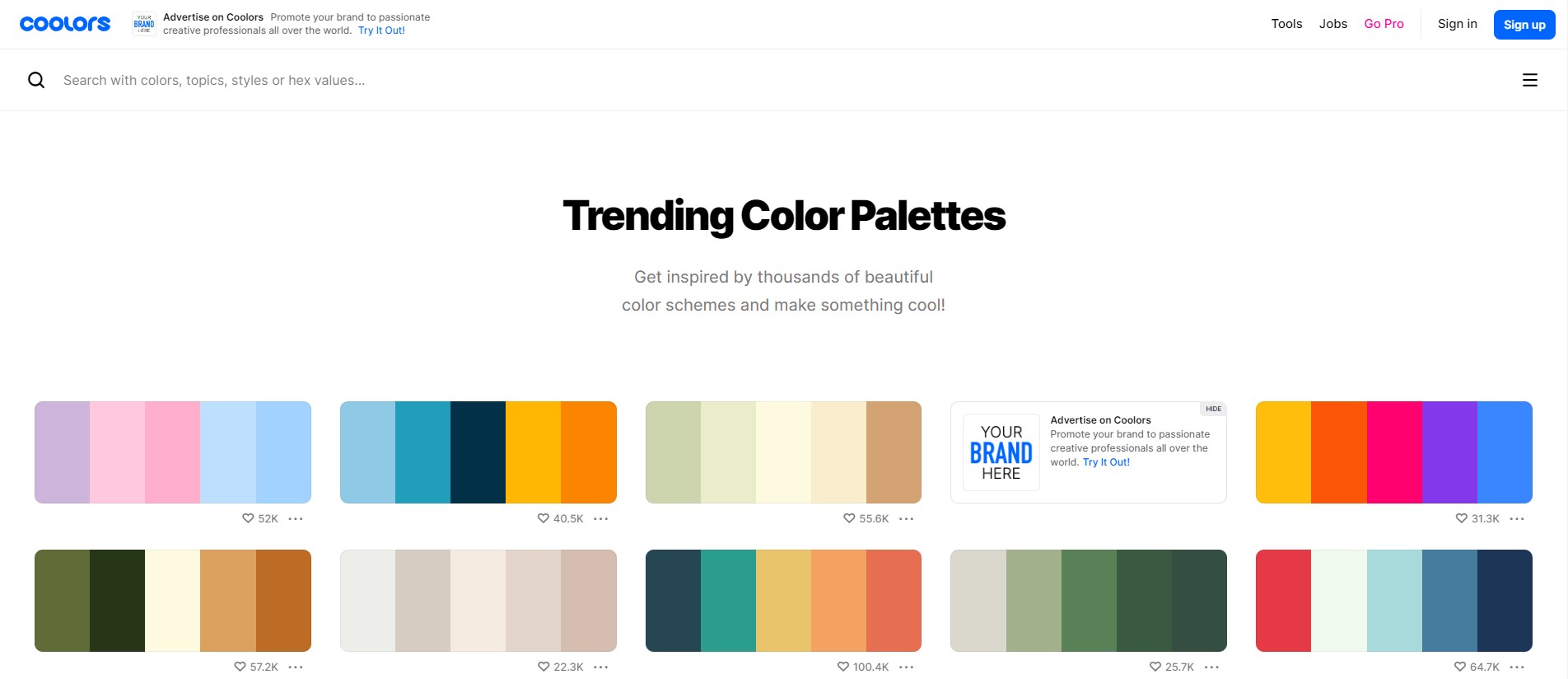 sección-de-paletas-de-colores-en-tendencia-del-sitio-web-coolors