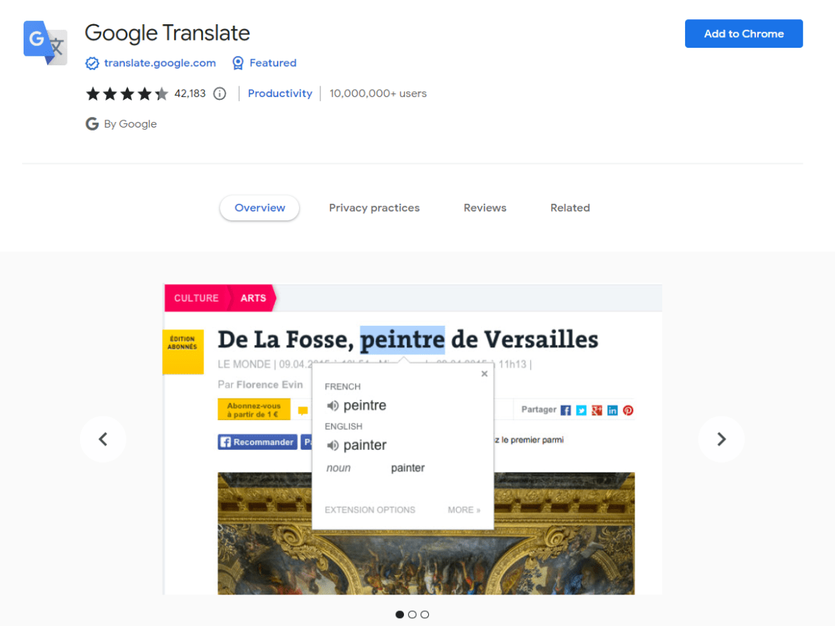 Most Discussed Translation Extensions for Chrome. Pros and Cons