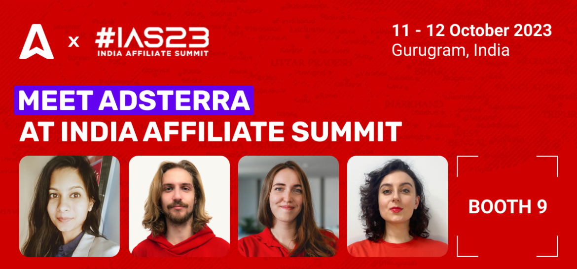 Adsterra At India Affiliate Summit 2023