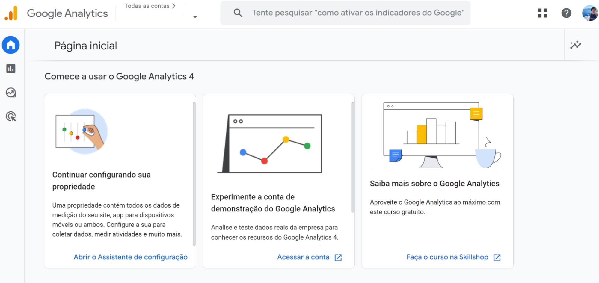 google-analytics-página-principal