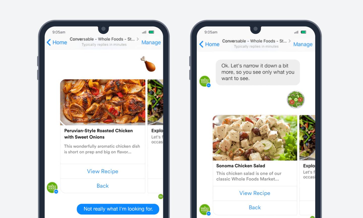 Whole Foods Recipe Chatbot