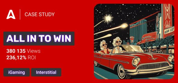 Interstitial & iGaming traffic combo: 236,12% ROI