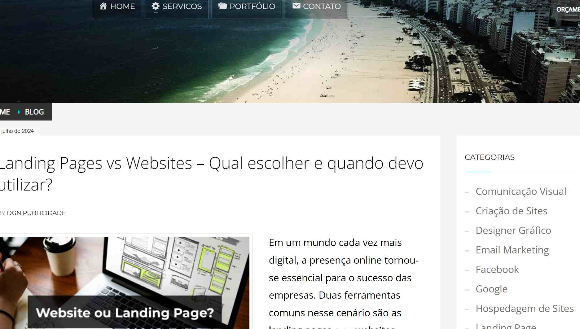 pagina-inicial-do-blog-daniel-web