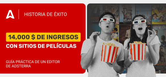 14,000 $ de ingresos mensuales con sitios de películas [Estudio de caso]