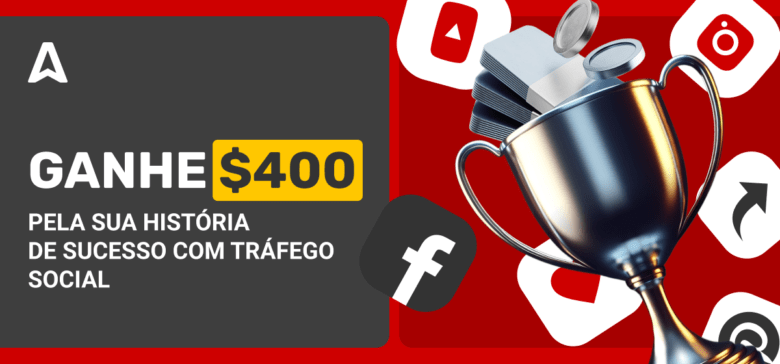 Nova promoção: Competição de Cases de Tráfego Social e Smartlink