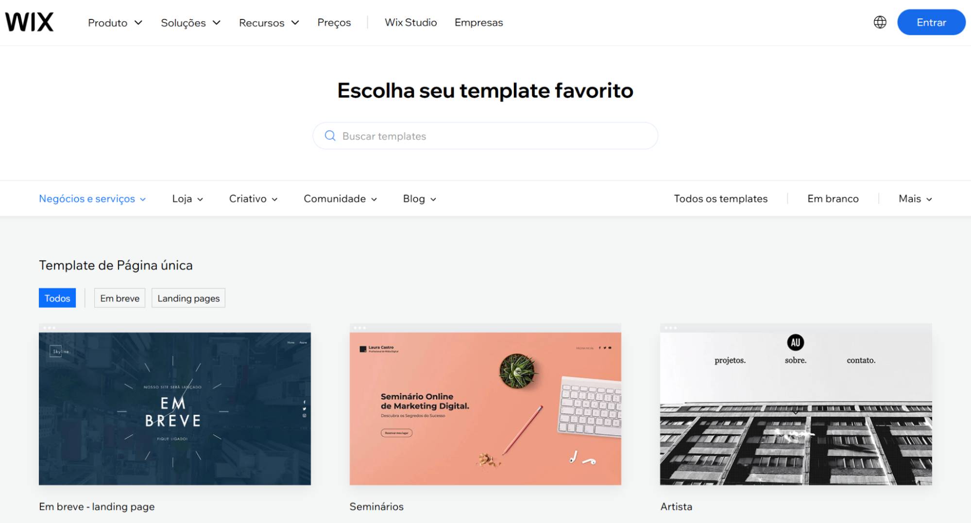 templates-de-landing-page-oferecidos-pela-wix