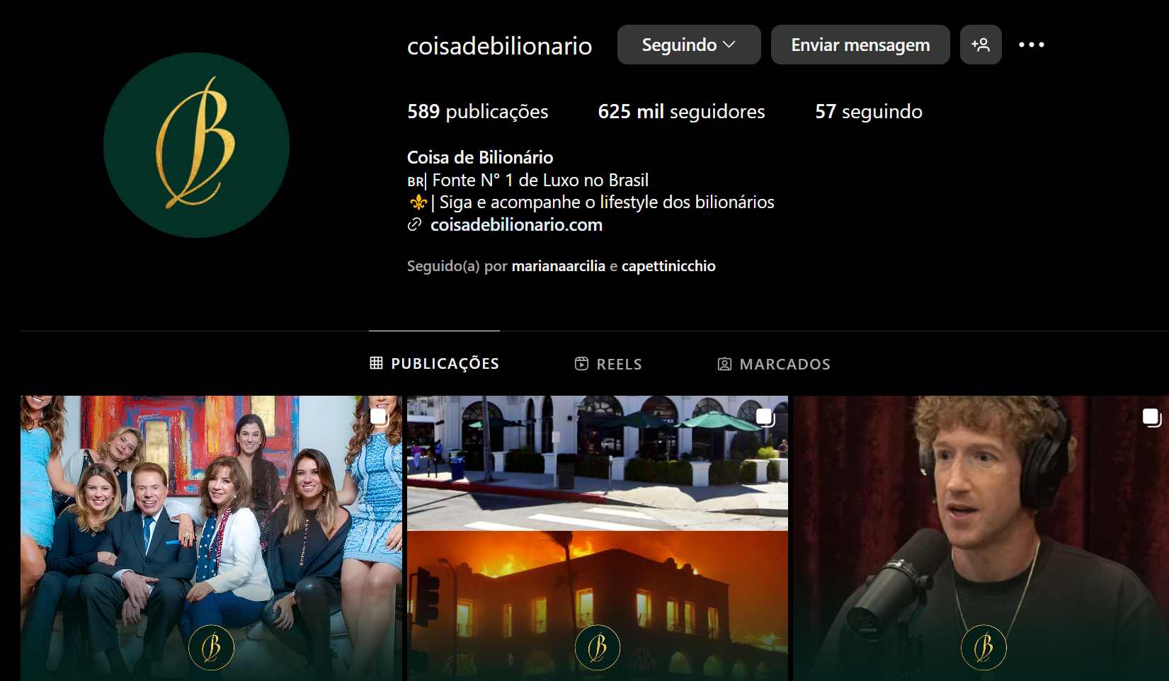 perfil-de-instagram-com-link-para-site-do-coisadebilionario