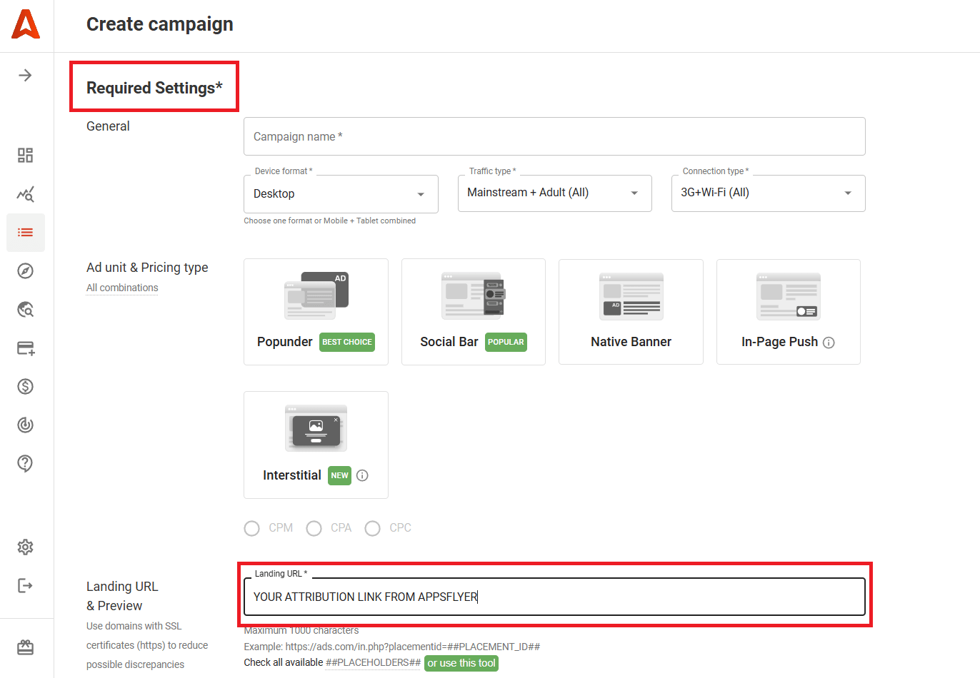whwre-to-add-the-attribution-link-taken-from-appsflyer
