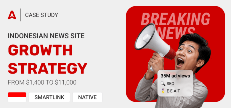 Earning from Posting Local News: $11,000 on an Indonesian News Site