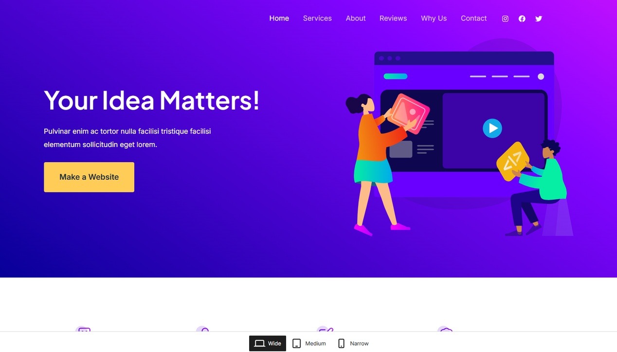 demostracion del tema de wordpress astra