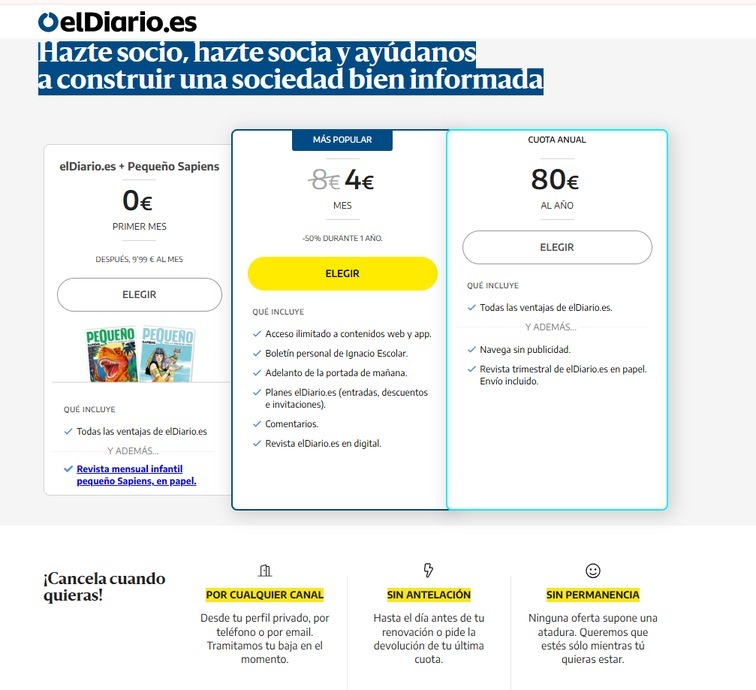 pagina de membresia del blog eldiario es