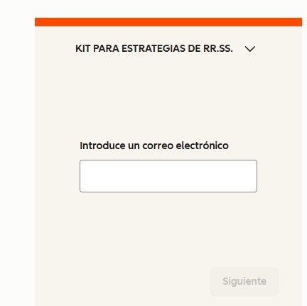 solicitud de correo a cambio de recursos en hubspot