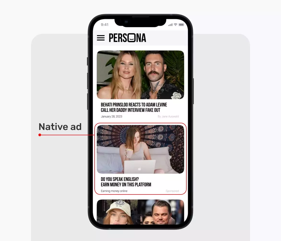 how-do-free-apps-make-money-example-of-native-ads