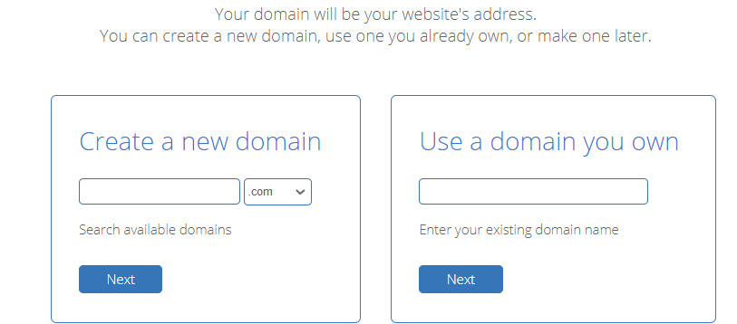 Choose a Domain Name