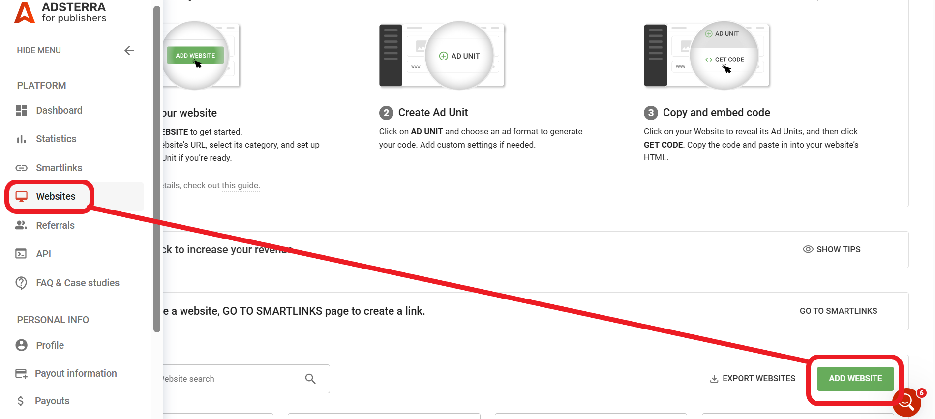 add-new-website-domain-to-adsterra