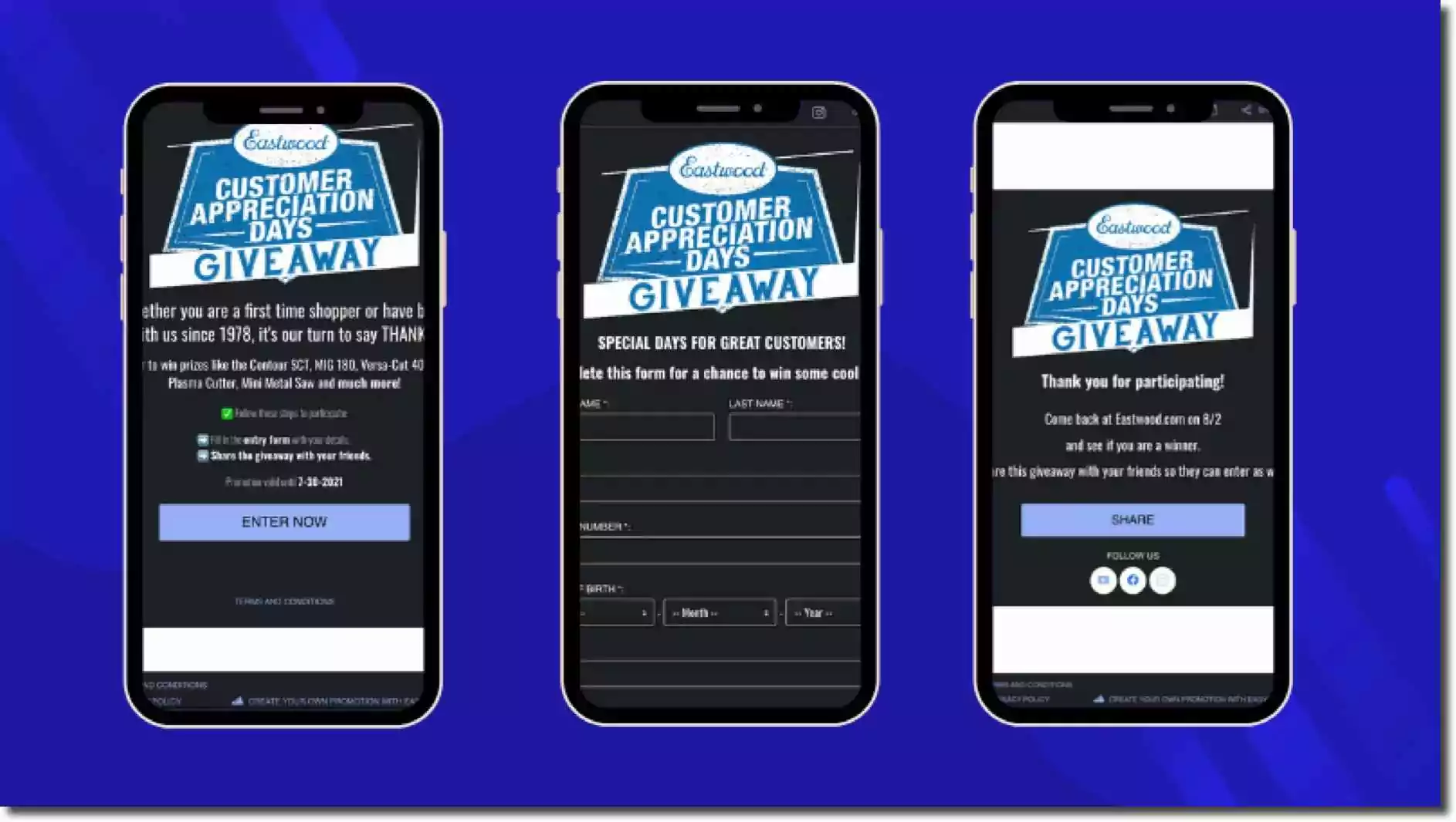 mobile-first-sweepstakes-landing-page