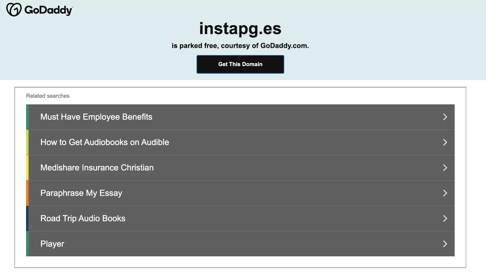 Instapage page builder example
