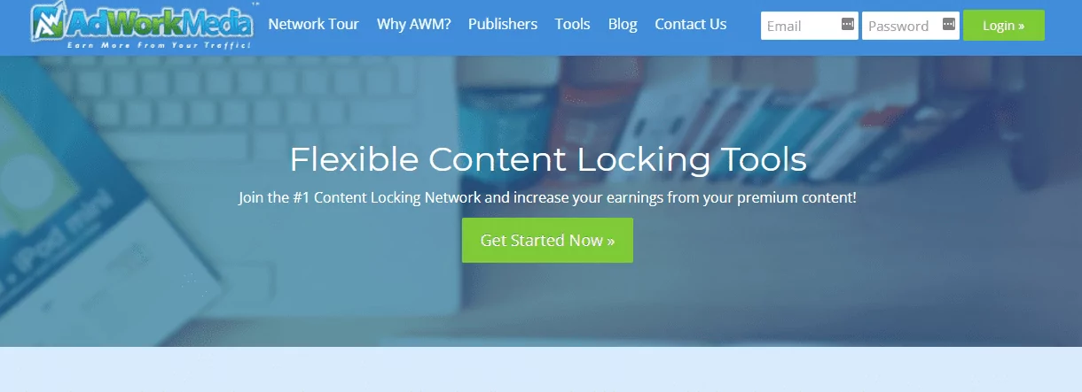 AdWork Media content locker