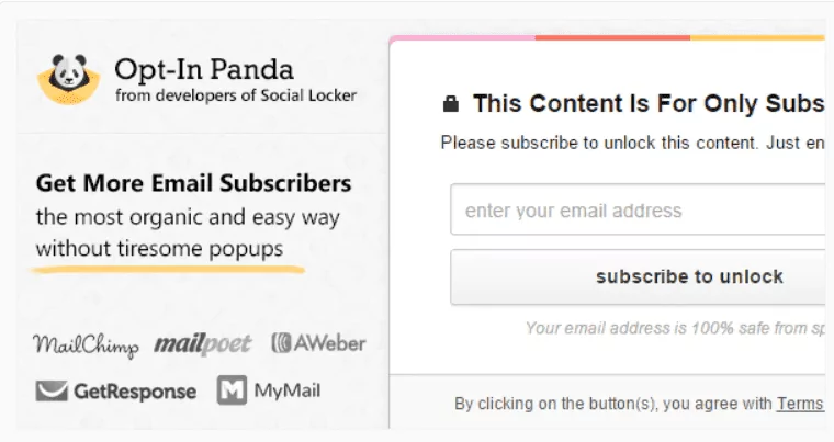 Opt-In-Panda WordPress Plugin