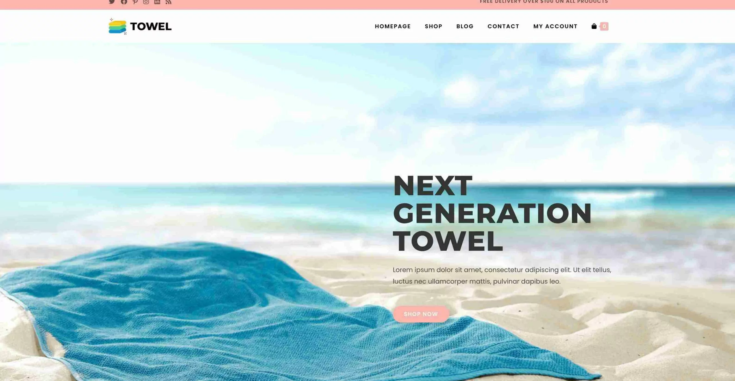 OceanWP theme demo