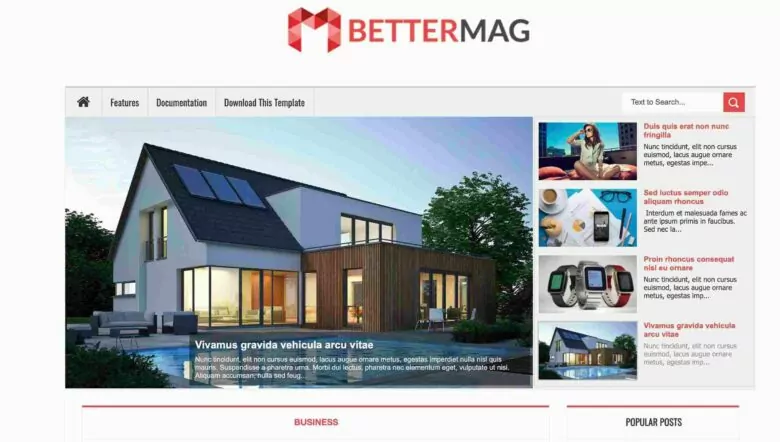 BetterMag free template