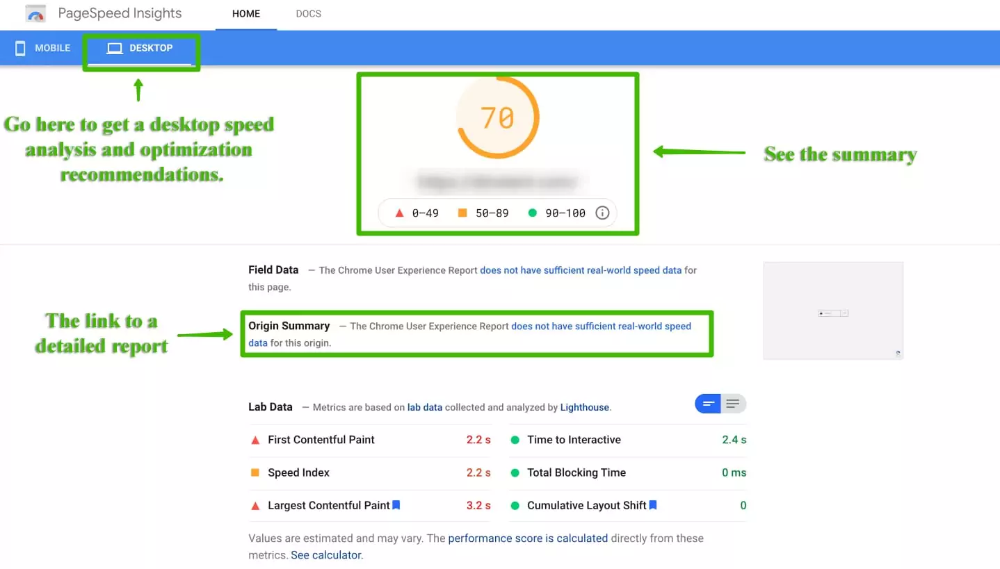 Google PageSpeed Insights