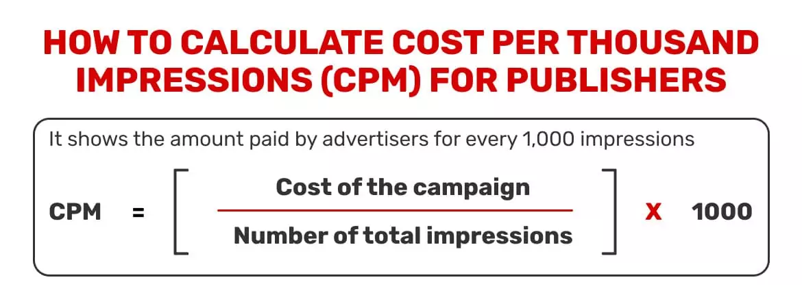 CPM and How To Calculate and Increase it