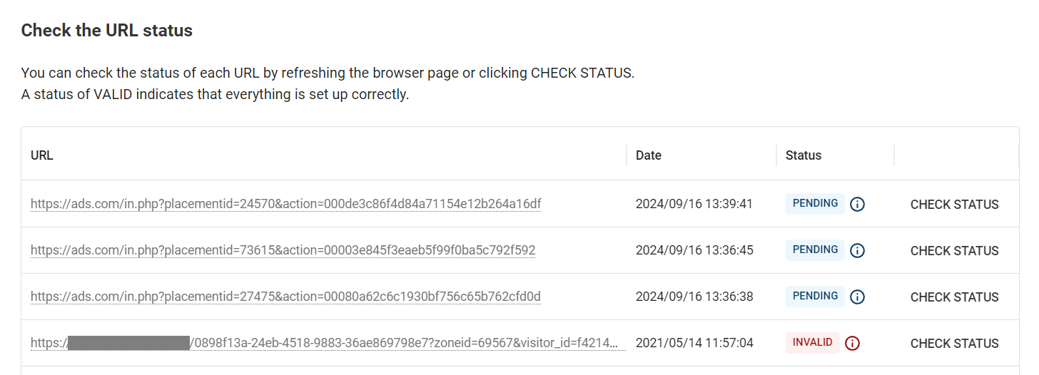 url-statuses-pending-valid-invalid