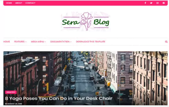 sera-blog temas para blogger