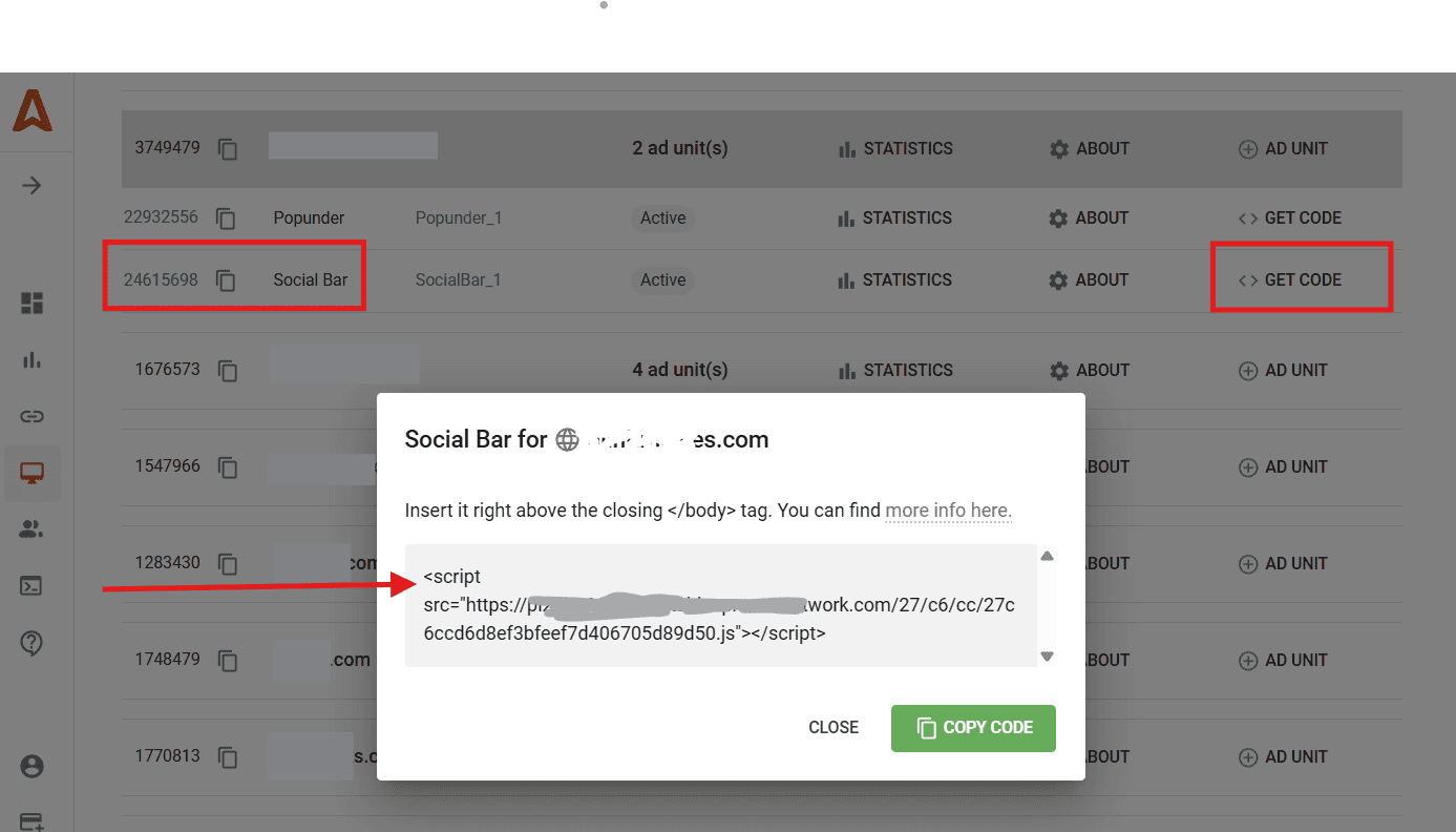 A guide to getting started with Social Bar monetization - 2