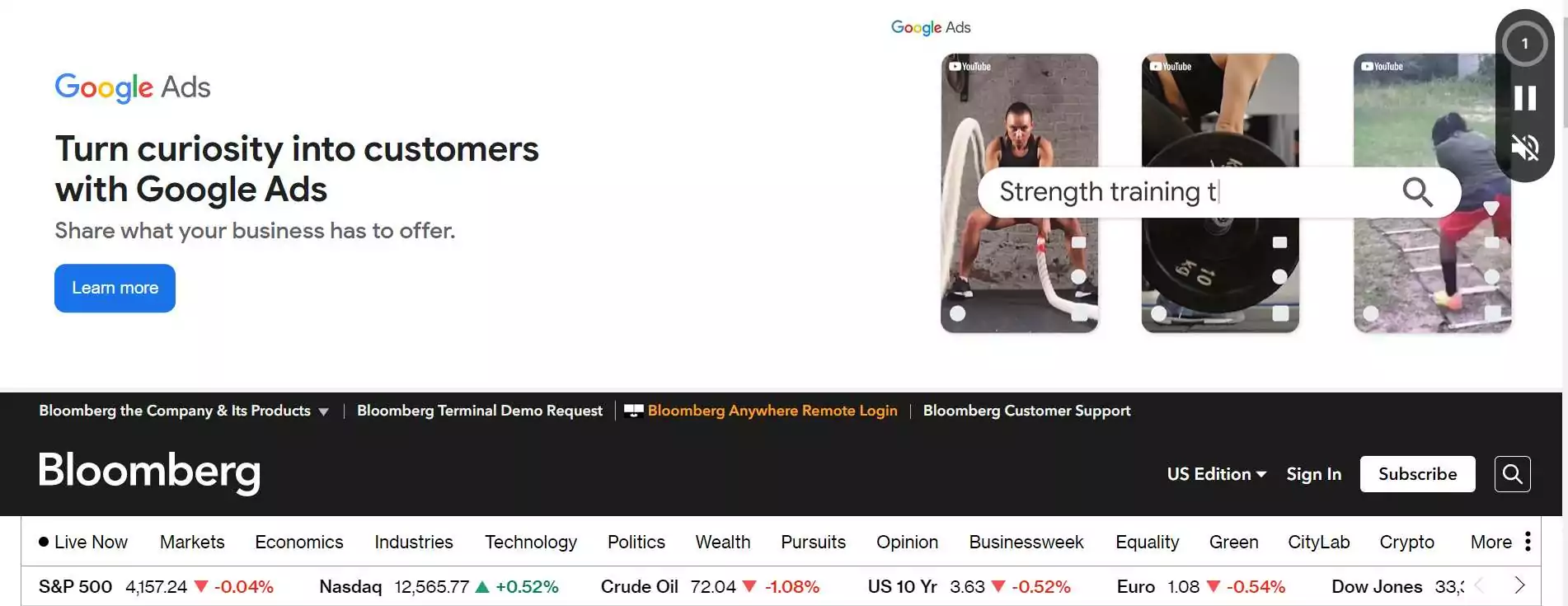 example-ad-that-Google-placed-on-Bloomberg