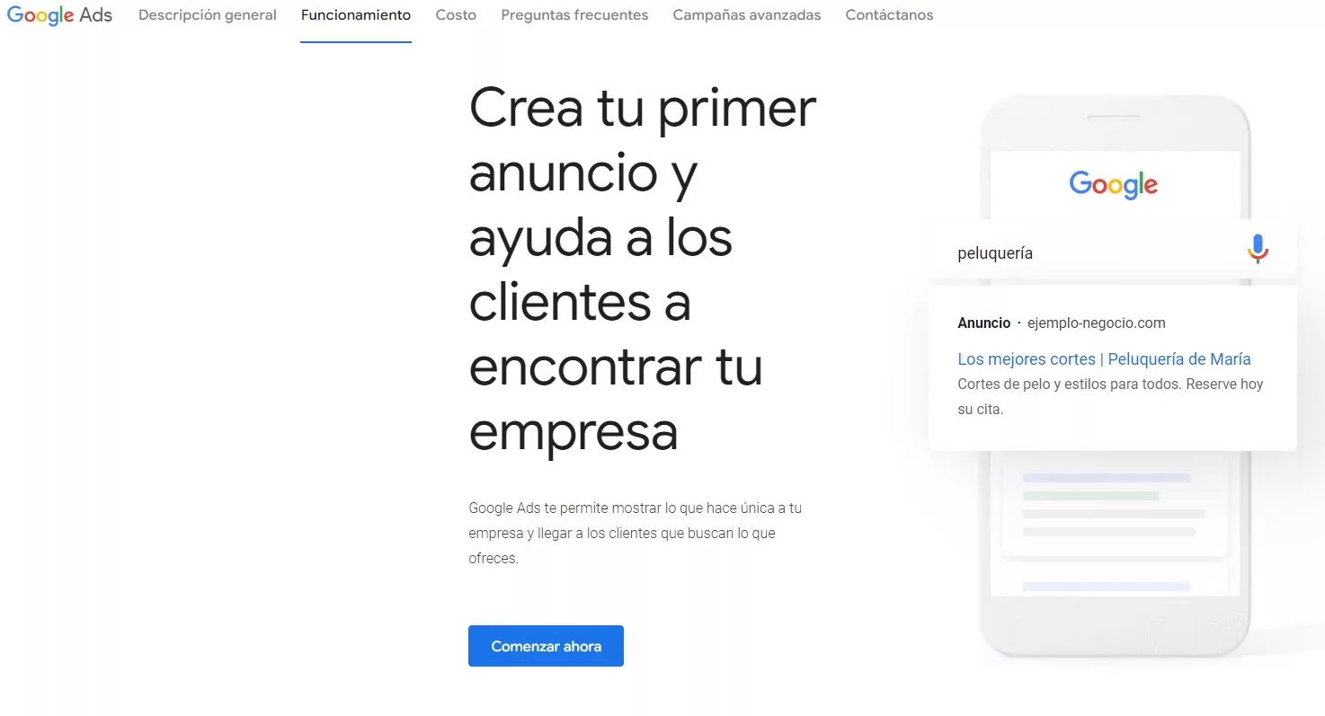 pagina-de-google-ads-anuncio-sobre-pantalla-de-celular