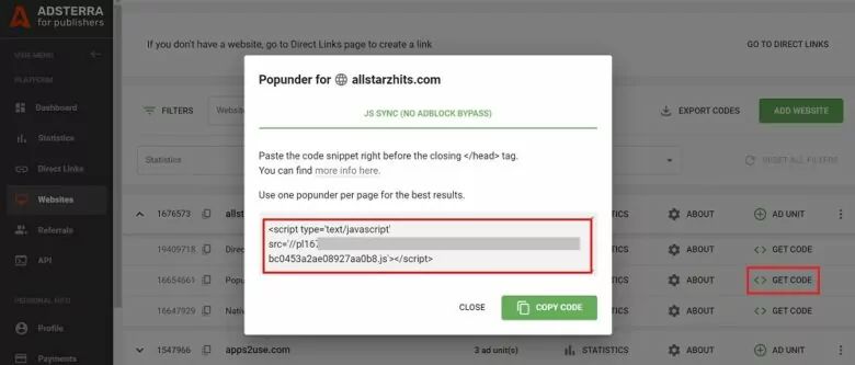 copy-ad-codes
