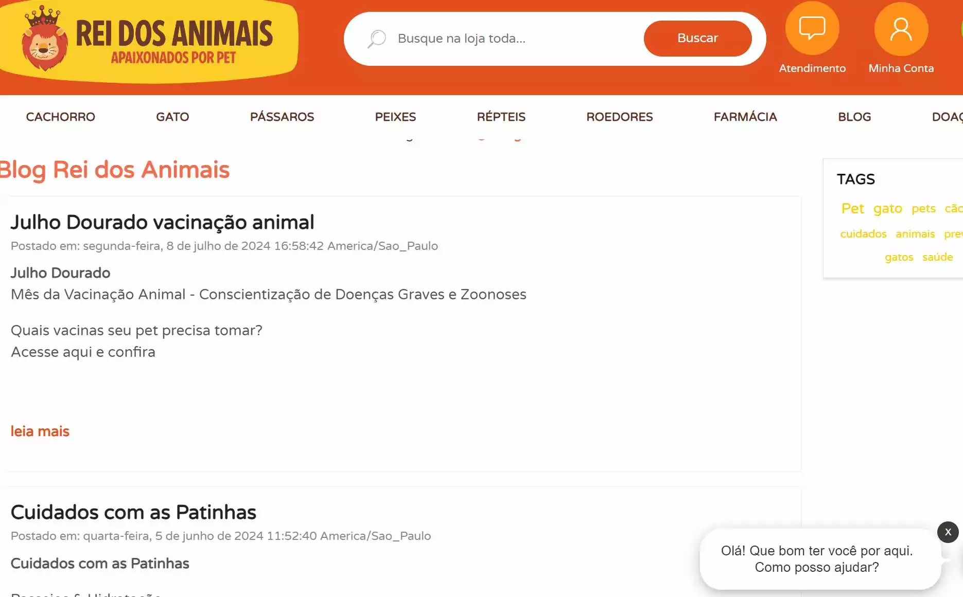 pagina-inicial-do-blog-rei-dos-animais