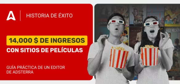 14,000 $ de ingresos mensuales con sitios de películas [Estudio de caso]